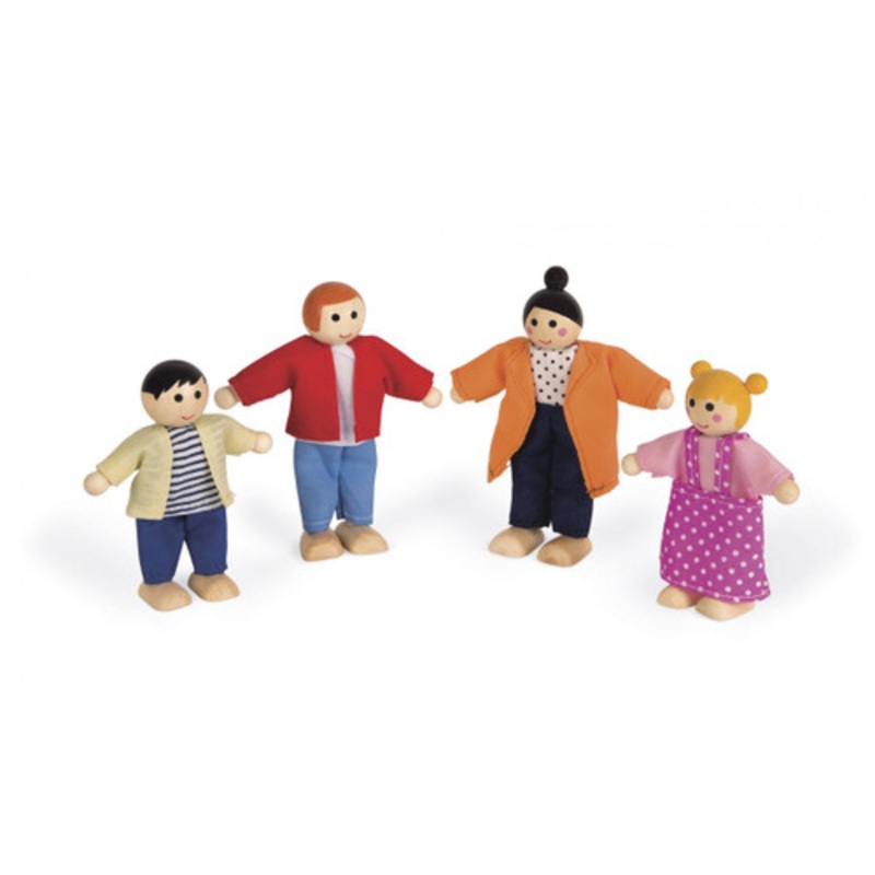 "Janod Mademoiselle Doll Family"