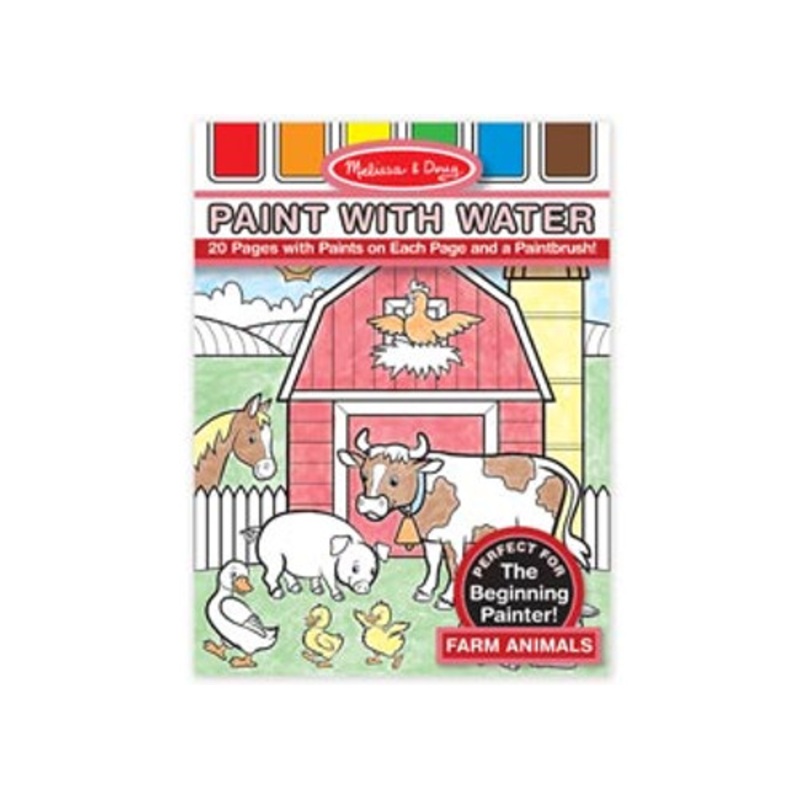 "Melissa & Doug Paint With Water - Farm Animals"