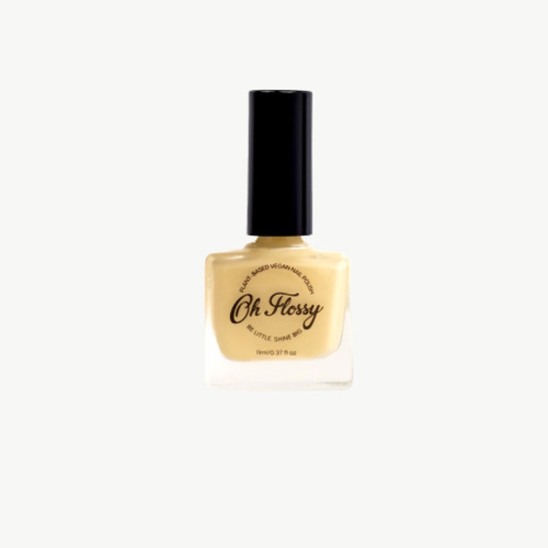 "Oh Flossy Nail Polish - Cheerful - Pastel Yellow"
