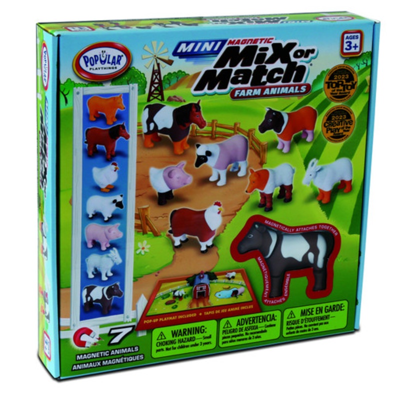 "Popular Playthings - Mini Magnetic Mix or Match - Farm Animals"