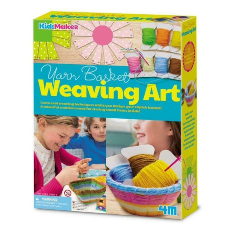 "4M - Kidzmaker - Basket Weaving Art Craft Kit"