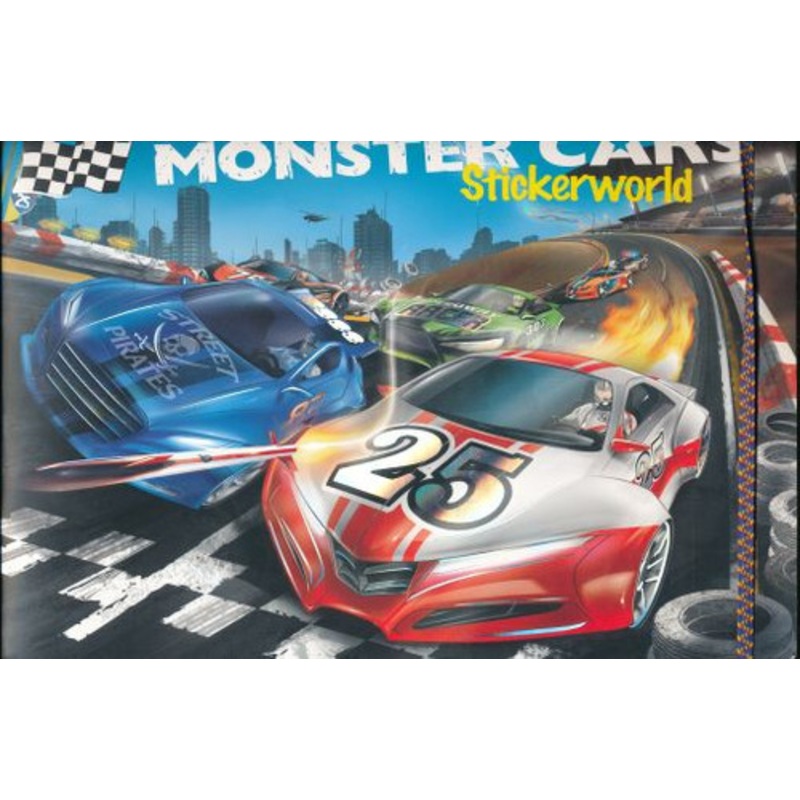 "Create Your Monster Cars Stickerworld"