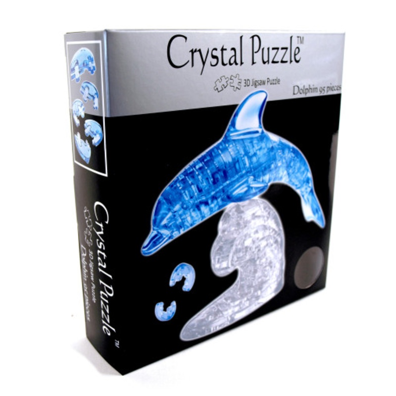 "Crystal Puzzle 3D - Blue Dolphin"
