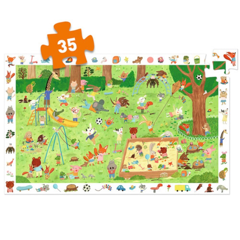 "Djeco Little Friends Garden Observation Puzzle 35pc"