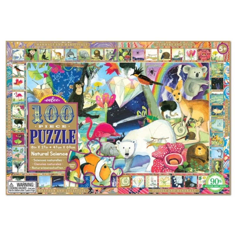 "eeBoo 100pc - Natural Science puzzle"