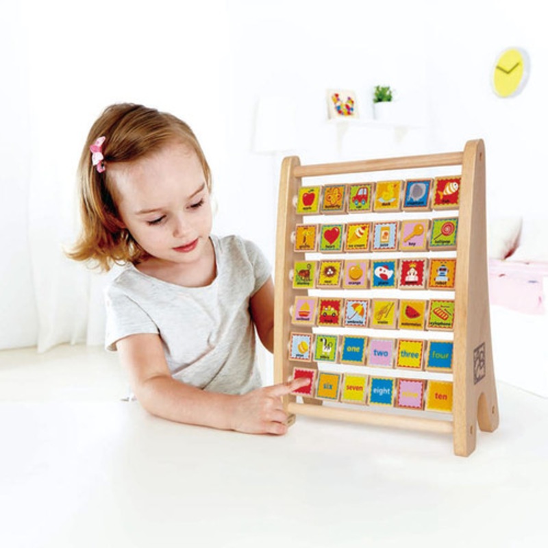 "Hape Alphabet Abacus"