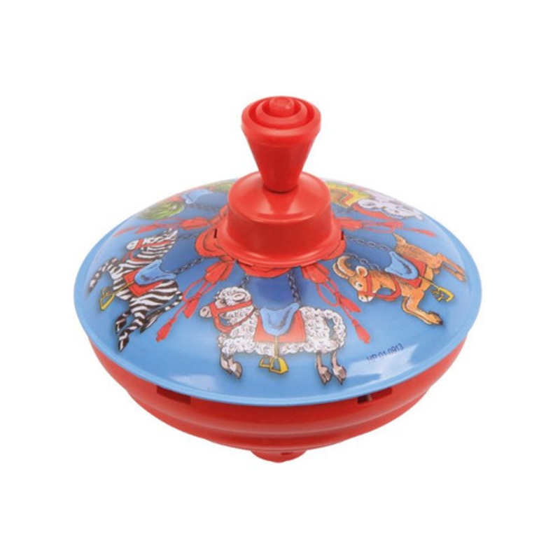 "Humming Metal Spinning Top - Merry-Go-Round 13cm"
