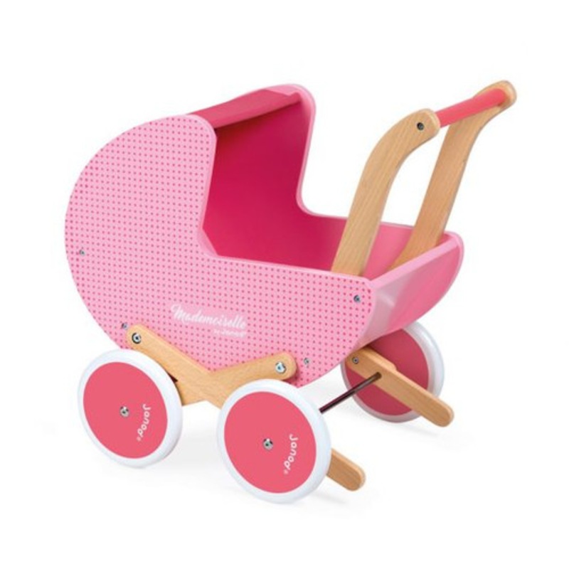 "Janod - Pink Doll's Pram"