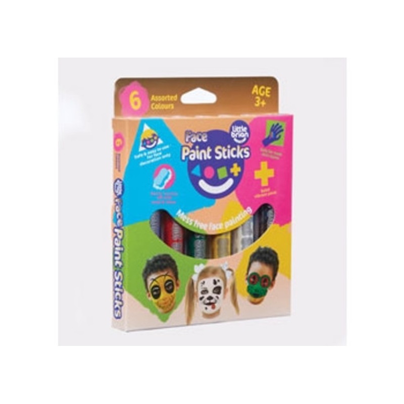 "Little Brian FACE Paint Sticks Classic 6 pk"