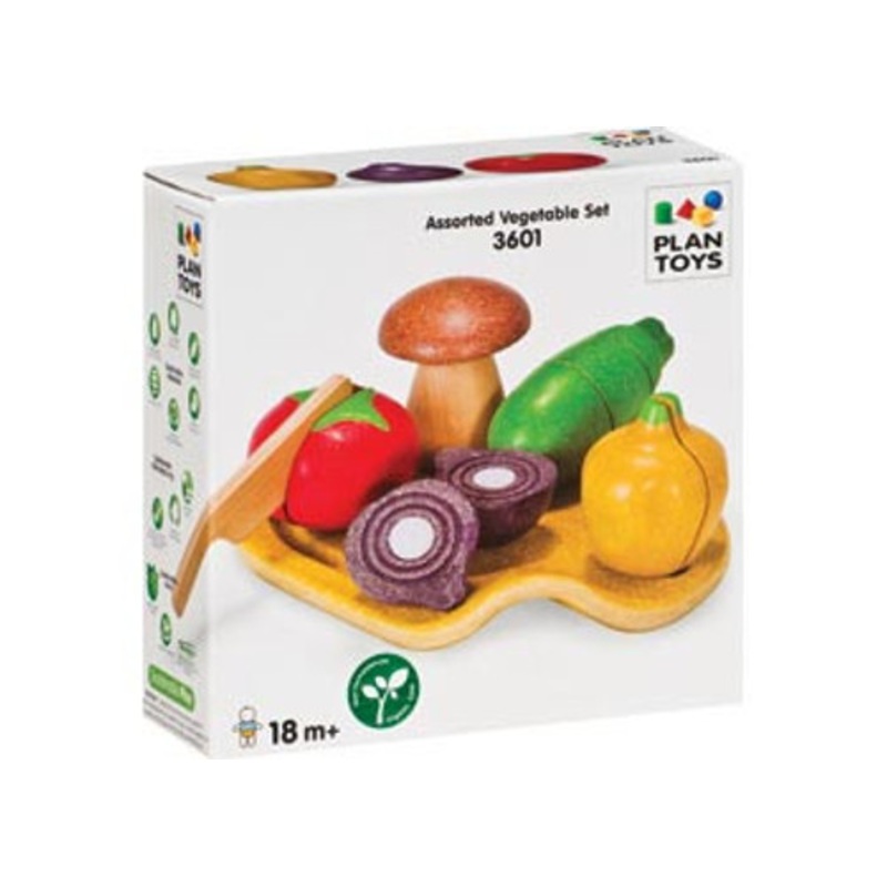 "PlanToys - Assorted Vegetable Set**Slight Box Damage**"