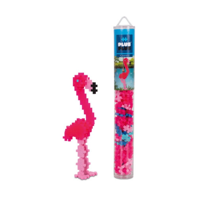 "Plus-Plus - Flamingo 100pcs Tube"