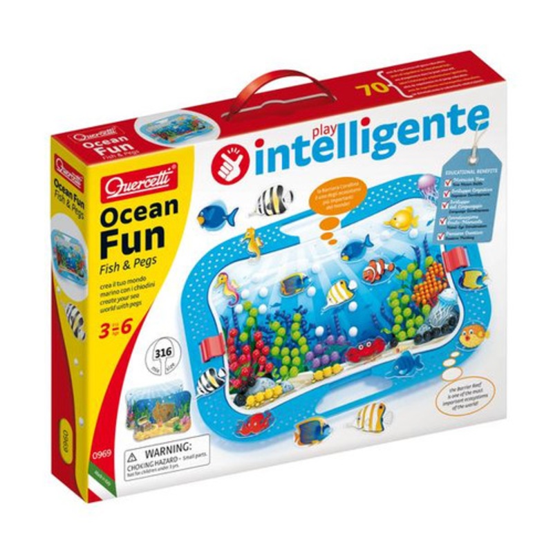 "Quercetti - Ocean Fun - Fish & Pegs | 0969"