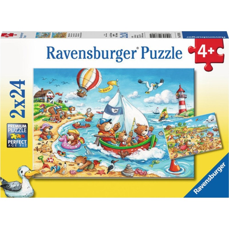 "Ravensburger 2x24pc - Seaside Holiday Puzzle"