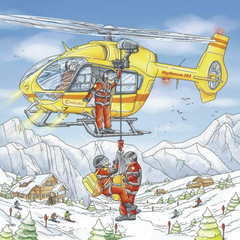 "Ravensburger 3x49pc- Let's Go Skiing! Puzzle"