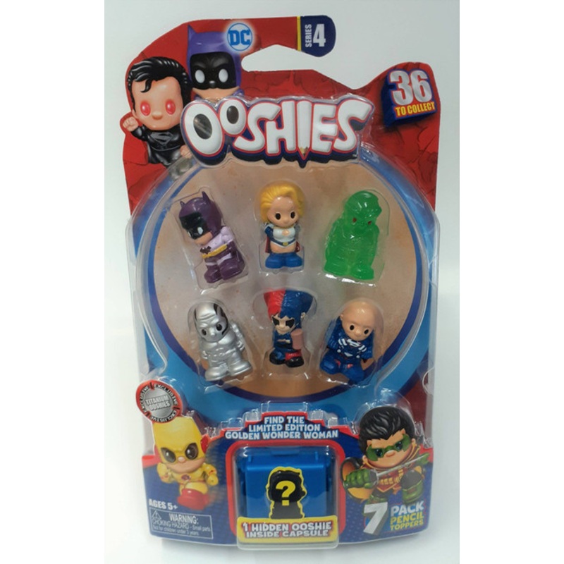 "DC Comics - OOSHIES Pencil Topper 7 pack (Series 4) PACK 2"