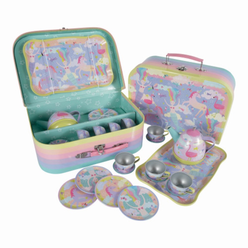 "Floss & Rock - 15pc Tin Tea Set - Musical Fantasy"