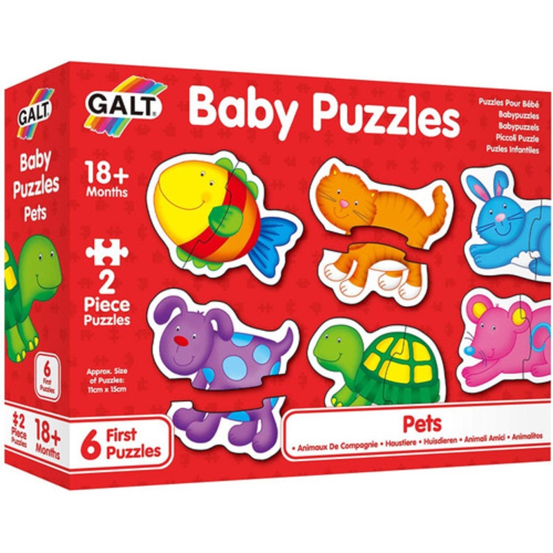 "Galt  Baby Puzzles - Pets 2pcs"