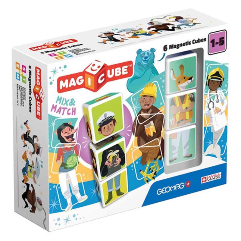 "Geomag - Magicube Mix & Match 6pc | 123"
