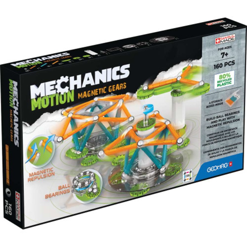 "Geomag Mechanics Magnetic Motion - Magnetic Gears 160pc | 768"