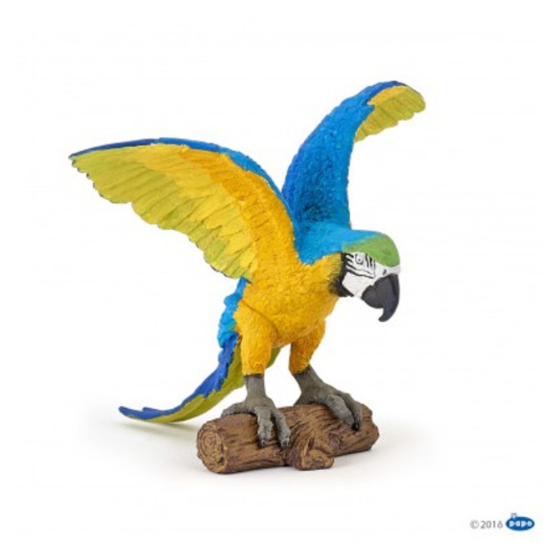 "Papo -  Blue Ara Parrot Figurine"