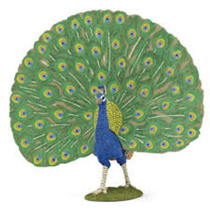 "Papo -  Peacock Figurine"