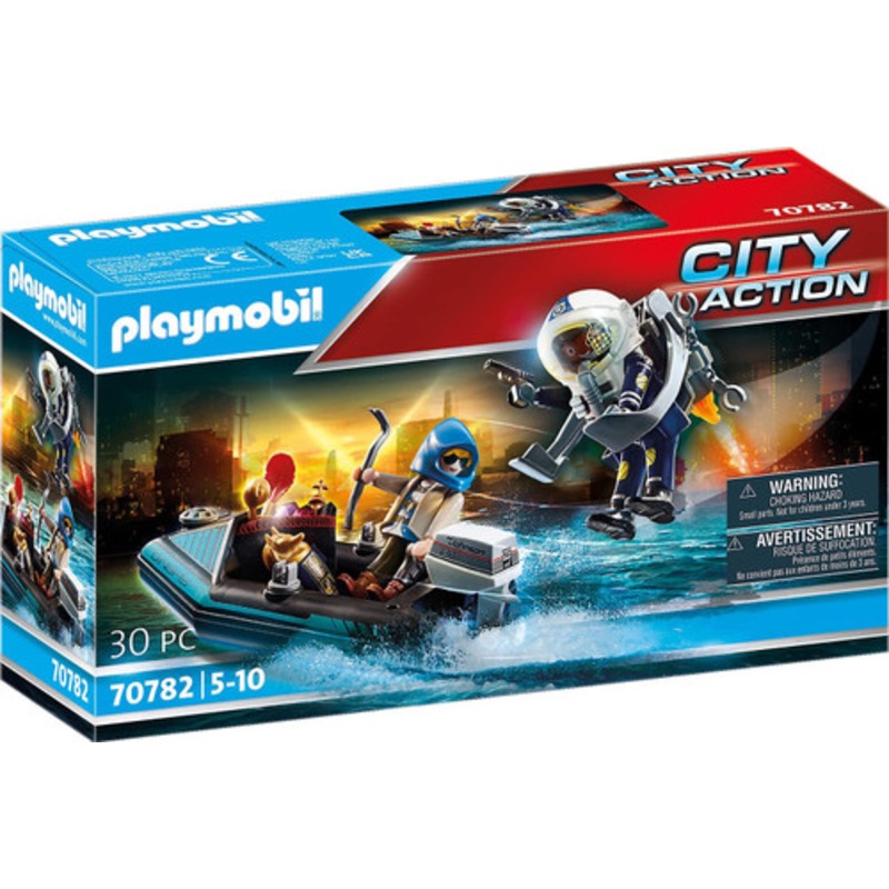 "Playmobil City Action - Police Jet Pack with Boat 70782"
