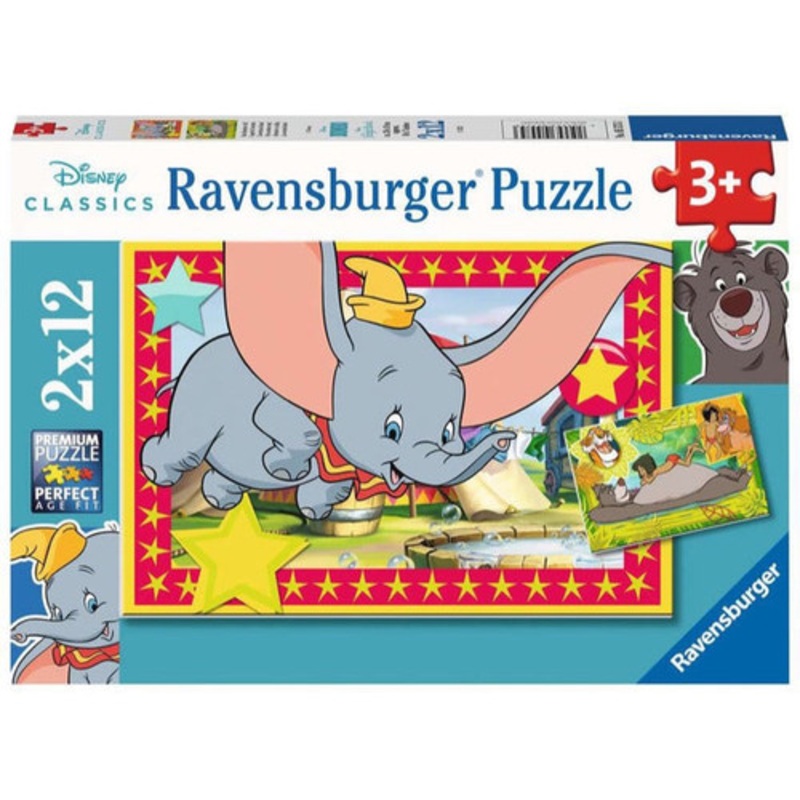 "Ravensburger 2x12pc - Adventure Is Calling Puzzle"