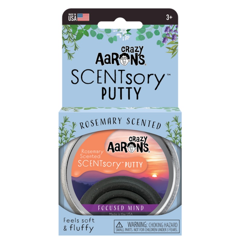 "Crazy Aaron's Thinking Putty -  Focused Mind - Scented Mindfulness 2.75" Tin"