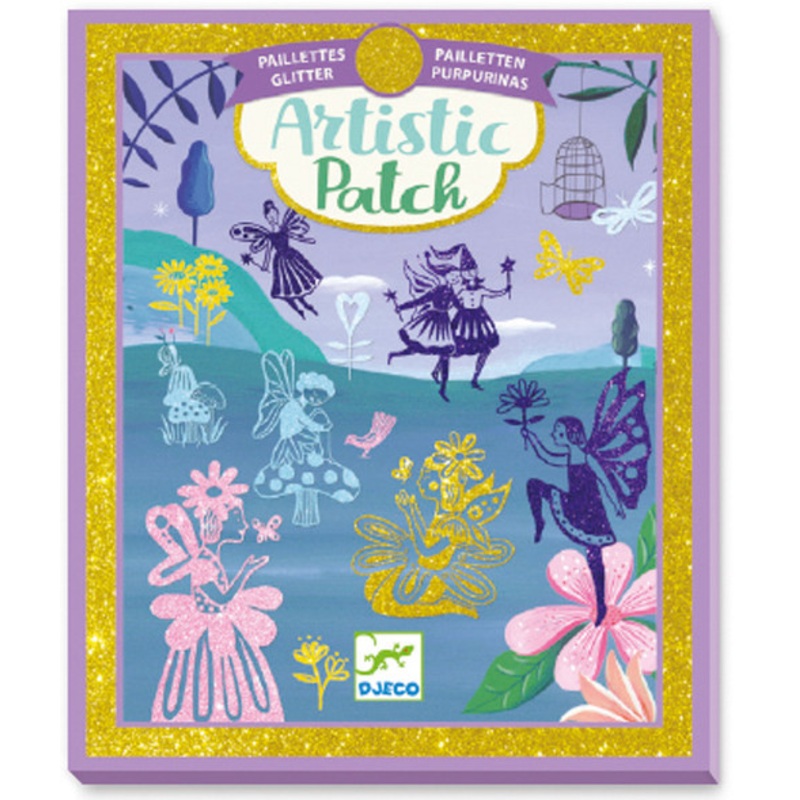 "Djeco -  Artistic Patch Glitter Fairyland"
