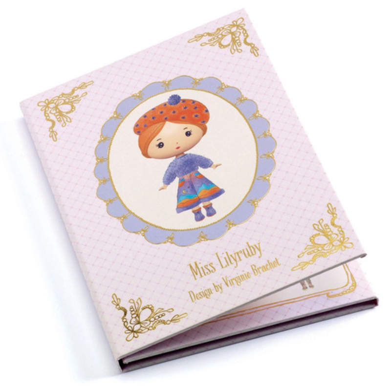 "Djeco - Miss Lilyruby Tinyly Removable Stickers Set"