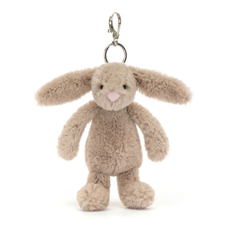 "Jellycat - Bashful Beige Bunny Bag Charm"