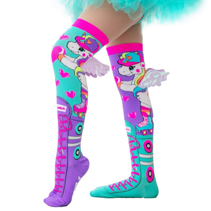 "Madmia- Skatercorn TODDLER Socks With Wings"