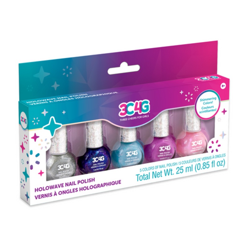 "Make it Real - 3C4G - Holowave Nail Polish - 5pk"