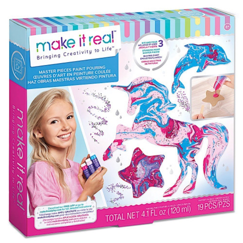"Make It Real - Master Pieces Paint Pouring"