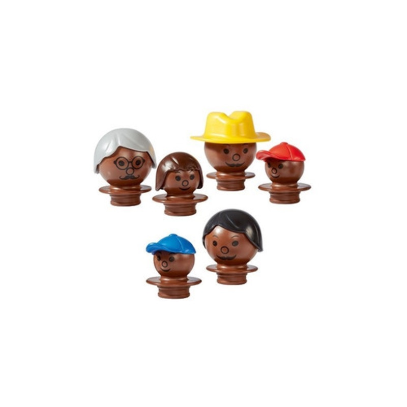 "Mobilo 6 Mixed Figures Dark Brown"
