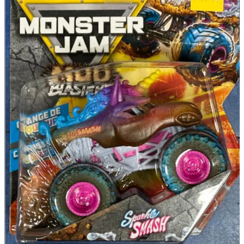 "Monster Jam 1:64 MUD BLASTERS Monster Trucks (Series 02) Sparkle Smash"