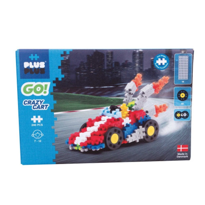 "Plus-Plus - Go ! Crazy Cart 240pcs"