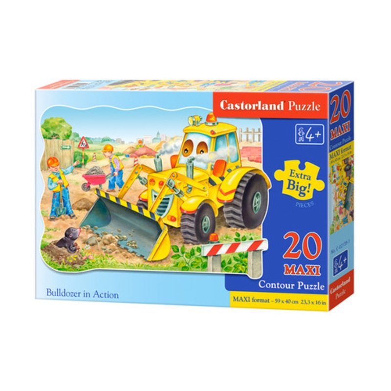 "Castorland - 20pc Maxi Puzzle - Bulldozer in Action"