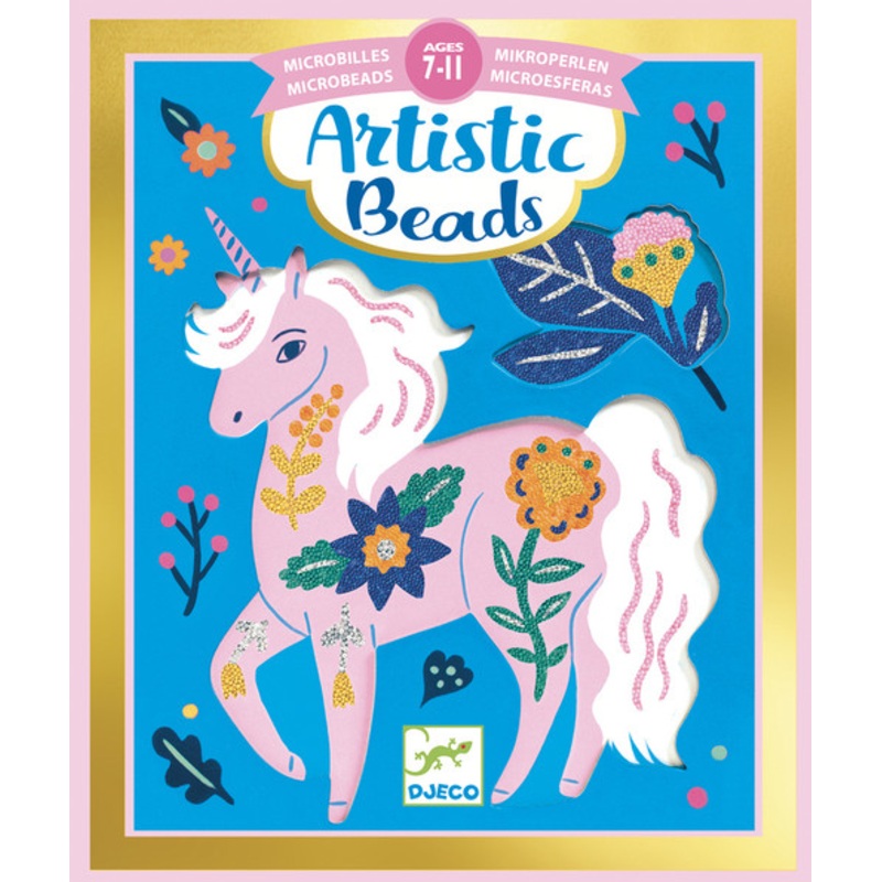 "Djeco -  Artistic Beads - Flowers and Fur"