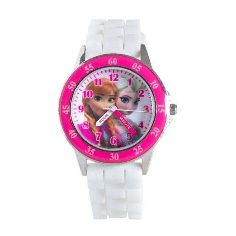 "Frozen Time Teacher Watch - White/Pink"