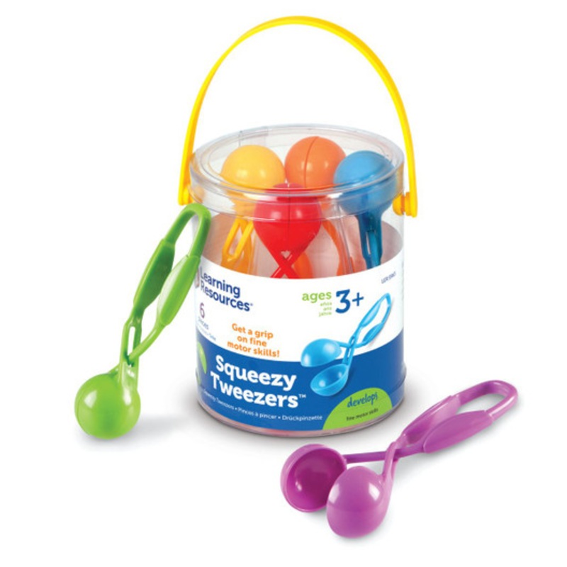 "Learning Resources - Squeezy Tweezers Set of 6"