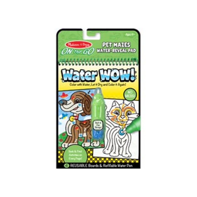 "Melissa & Doug- ON the GO - Water WOW! Pet Mazes"