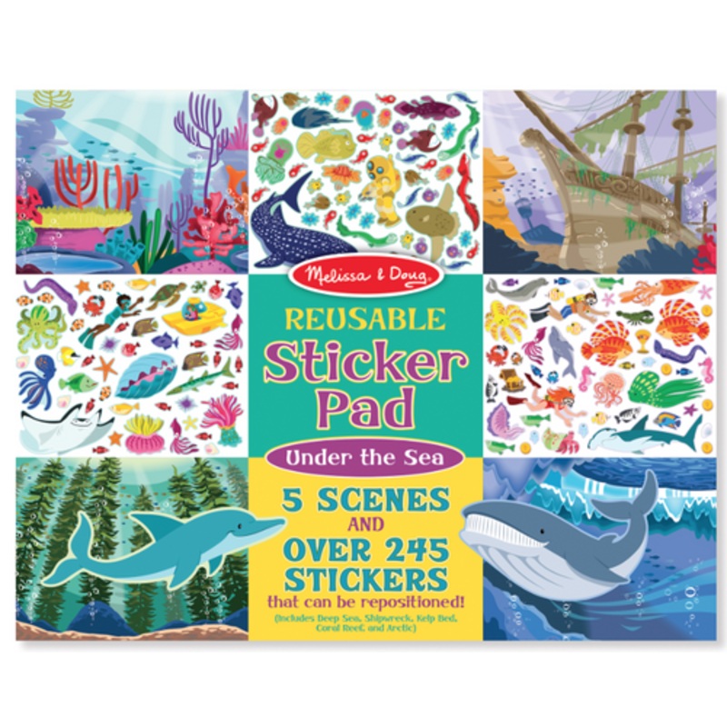 "Melissa & Doug - Reusable Sticker Pad - Under the Sea"