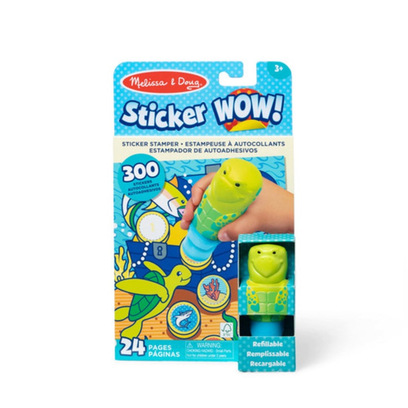 "Melissa & Doug - Sticker WOW! Activity Pad Set - Sea Turtle"