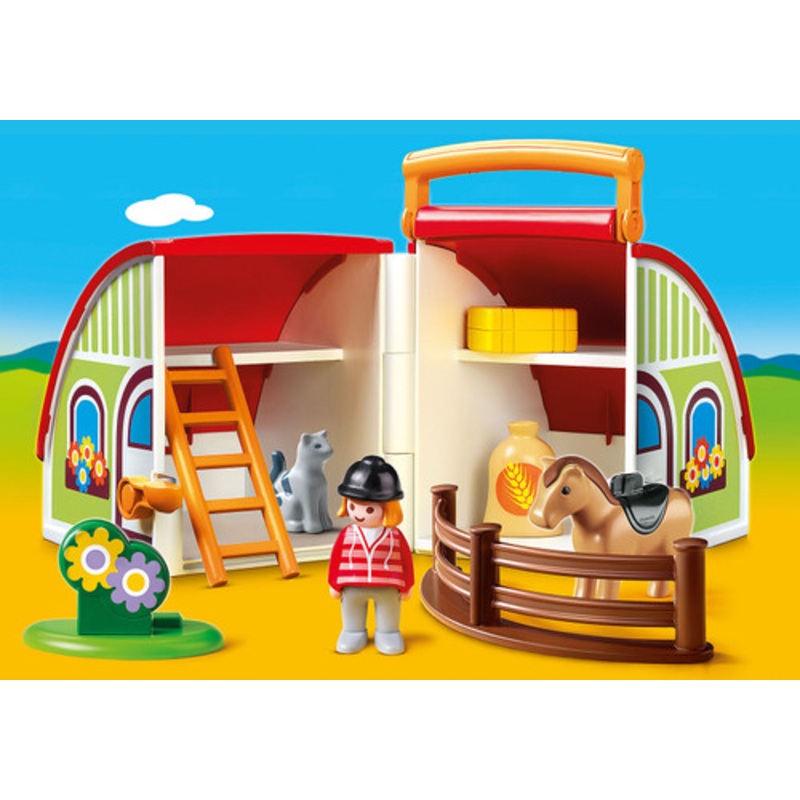 "Playmobil 1.2.3 - My Take Along Farm 70180"