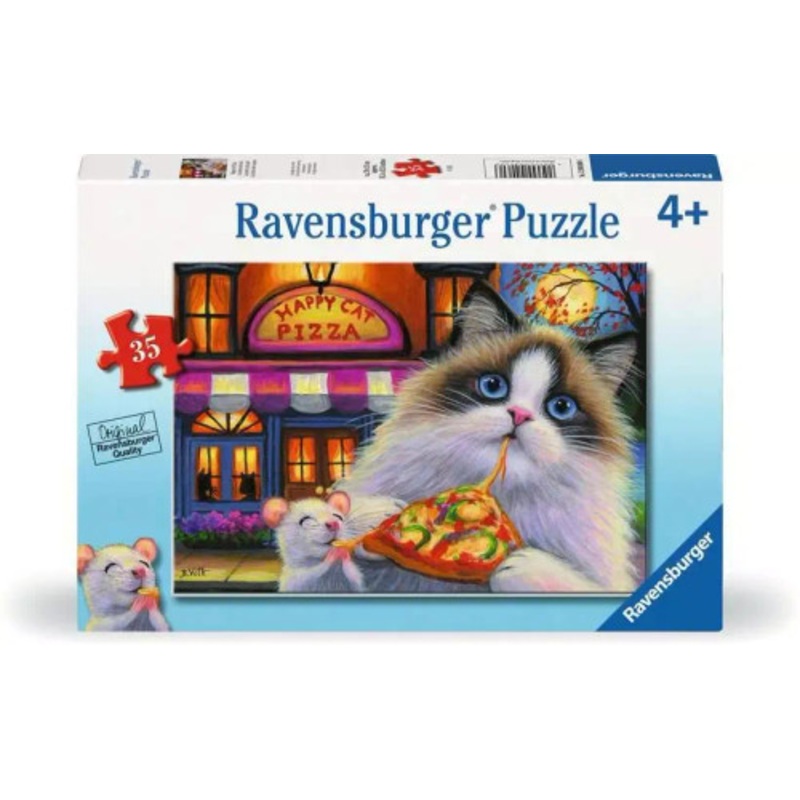 "Ravensburger 35pc - Happy Cat Pizza Puzzle"