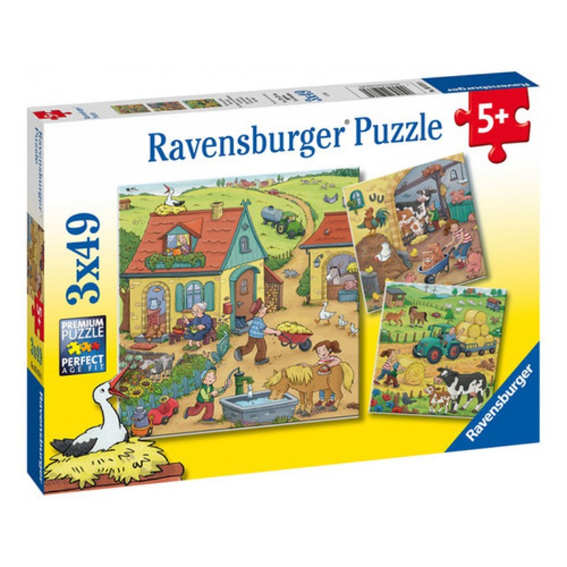 "Ravensburger 3x49pc- On The Farm"