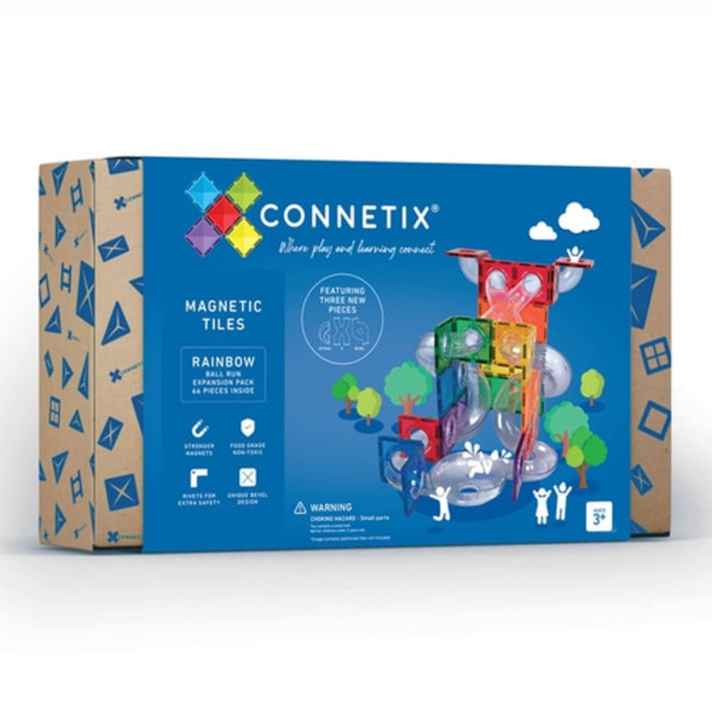 "Connetix - Rainbow Ball Run Expansion Pack 66pc"