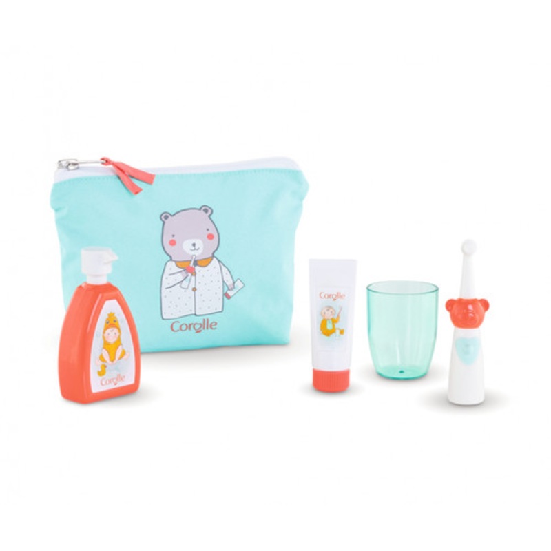 "Corolle Mon Grand Poupon - Baby Doll Care Pouch & Accessories Set for 36 Doll"