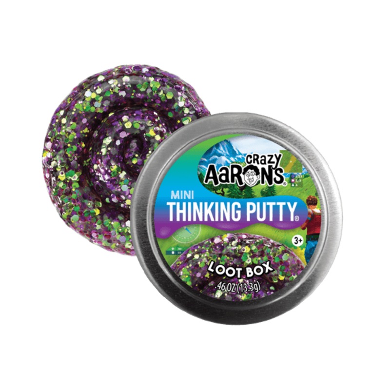 "Crazy Aaron's Mini Thinking Putty - Loot Box 2" Tin"